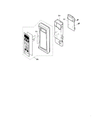 Escutcheon Base Assembly parts for Panasonic Countertop Microwave NN-S768BA from AppliancePartsPros.com