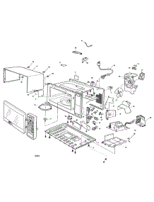 Oven Cabinet parts for Panasonic Countertop Microwave NN-S780 from AppliancePartsPros.com