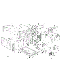 Oven Cabinet parts for Panasonic Countertop Microwave NN-S949BA from AppliancePartsPros.com