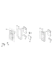 Cabinet Parts parts for Panasonic Countertop Microwave NN-S951WF from AppliancePartsPros.com