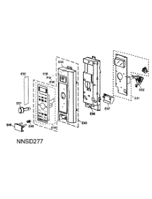 Controller parts for Panasonic Microwave/Hood Combo NN-SD277SR from AppliancePartsPros.com