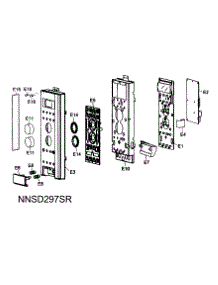 Controller parts for Panasonic Microwave/Hood Combo NN-SD297SR from AppliancePartsPros.com