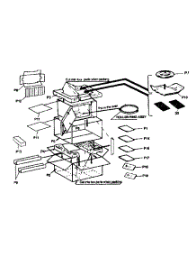 Packing parts for Panasonic Microwave/Hood Combo NN-SD297SR from AppliancePartsPros.com
