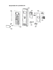 Escutcheon Base parts for Panasonic Countertop Microwave NN-SD767S from AppliancePartsPros.com