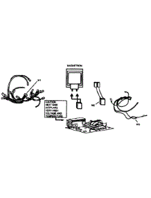 Harnesses parts for Panasonic Countertop Microwave NN-SD986S from AppliancePartsPros.com