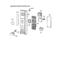 Escutcheon Base parts for Panasonic Countertop Microwave NN-SN757S from AppliancePartsPros.com