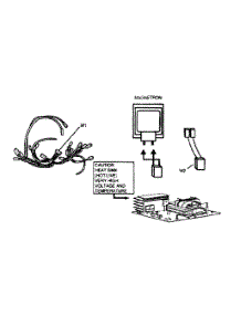 Harnesses parts for Panasonic Countertop Microwave NN-T994SFR from AppliancePartsPros.com