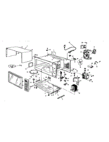 Microwave Parts parts for Panasonic Countertop Microwave NN5555A from AppliancePartsPros.com