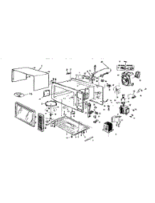 Microwave Parts parts for Panasonic Countertop Microwave NN6515A from AppliancePartsPros.com