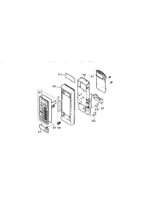 Escutcheon Base parts for Panasonic Countertop Microwave NN6563A from AppliancePartsPros.com