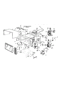 Microwave Parts parts for Panasonic Countertop Microwave NN6573A from AppliancePartsPros.com