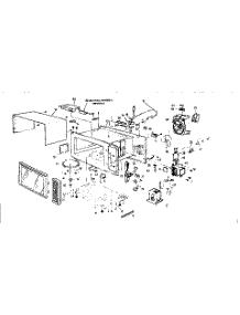 Microwave Parts parts for Panasonic Countertop Microwave NN6603A from AppliancePartsPros.com
