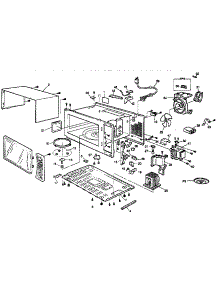 Microwave Parts parts for Panasonic Countertop Microwave NNE766WA from AppliancePartsPros.com