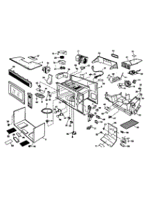 Oven / Cabinet Parts parts for Panasonic Microwave NNS252BF from AppliancePartsPros.com