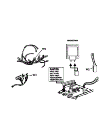 Wiring Materials parts for Panasonic Microwave NNS252BF from AppliancePartsPros.com