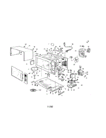 Outer Cabinet / Control parts for Panasonic Countertop Microwave NNS768BAS from AppliancePartsPros.com