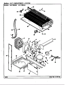 Unit Compartment & System (Nnt199kac / Cc69a) (Nnt199kwc / Cc68a) parts for Norge Top-Mount Refrigerator NNT199KAC/CC68A from AppliancePartsPros.com