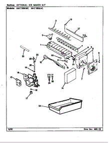 Optional Ice Maker Kit (Nnt199kac / Cc69a) (Nnt199kwc / Cc68a) parts for Norge Top-Mount Refrigerator NNT199KAC/CC68A from AppliancePartsPros.com