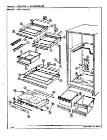 Shelves & Accessories parts for Norge Top-Mount Refrigerator NNTI219KA/CC82A from AppliancePartsPros.com