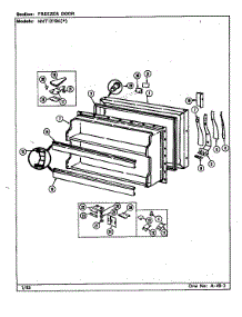 Freezer Door parts for Norge Top-Mount Refrigerator NNTI219KA/CC82A from AppliancePartsPros.com