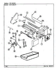 Ice Maker parts for Norge Top-Mount Refrigerator NNTI219KA/CC82A from AppliancePartsPros.com