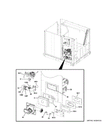 Gas Valve & Burner Assembly parts for Ge Heating Cooling Combined Unit NP14X60S07202 from AppliancePartsPros.com