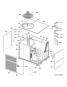 Body Parts parts for Ge Heating Cooling Combined Unit NP16G60V12603 from AppliancePartsPros.com