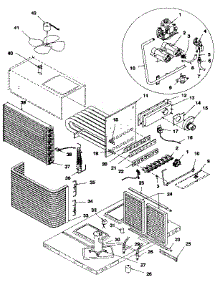 Functional parts for Icp Heating Cooling Combined Unit NPGA042F1SA from AppliancePartsPros.com