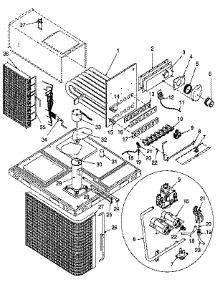 Functional parts for Icp Heating Cooling Combined Unit NPGAA18C1K1 from AppliancePartsPros.com