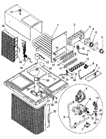 Functional parts for Icp Heating Cooling Combined Unit NPGAA24D1K1 from AppliancePartsPros.com