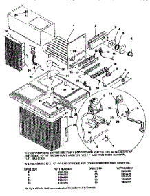 Functionial Replacement Parts parts for Icp Heating Cooling Combined Unit NPGAA36C1K4 from AppliancePartsPros.com