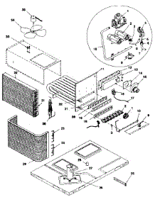 Functional parts for Icp Heating Cooling Combined Unit NPGAA47F1K1 from AppliancePartsPros.com