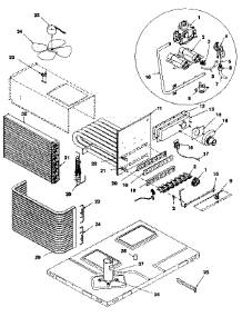 Functional parts for Icp Heating Cooling Combined Unit NPGAA60G1K1 from AppliancePartsPros.com