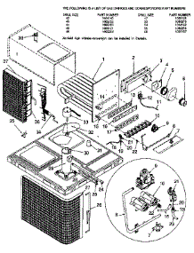 Functionial Replacement Parts parts for Icp Heating Cooling Combined Unit NPGAB36D1K1 from AppliancePartsPros.com