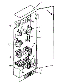 Control Box parts for Icp Heating Cooling Combined Unit NPGB090H2LA from AppliancePartsPros.com