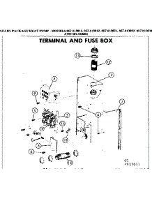 Terminal And Fuse Box parts for Icp Heating Cooling Combined Unit NPHH023AKAH0C from AppliancePartsPros.com