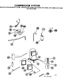 Compressor System parts for Icp Heating Cooling Combined Unit NPHH023AKAH0C from AppliancePartsPros.com