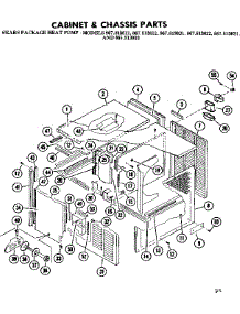 Cabinet And Chassis Parts parts for Icp Heating Cooling Combined Unit NPHH023AKAH0T from AppliancePartsPros.com