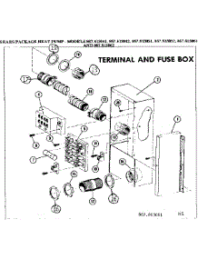 Terminal And Fuse Box parts for Icp Heating Cooling Combined Unit NPHH023AKAH0T from AppliancePartsPros.com