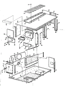 Cabinet parts for Icp Heating Cooling Combined Unit NRGC36LAK02 from AppliancePartsPros.com