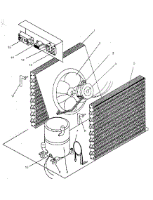 Cooling Section parts for Icp Heating Cooling Combined Unit NRGH24DDB01 from AppliancePartsPros.com