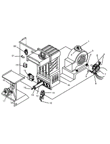 Heating Section And Blower parts for Icp Heating Cooling Combined Unit NRGH36DDK01 from AppliancePartsPros.com