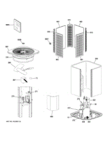 Room Air Conditioner parts for Ge Room Air Conditioner NS17A18SA452A from AppliancePartsPros.com