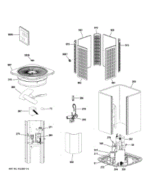 Room Air Conditioner parts for Ge Room Air Conditioner NS17H30SA451A from AppliancePartsPros.com