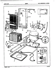 Unit Compartment & System parts for Admiral Side-By-Side Refrigerator NS22F8A/5L44A from AppliancePartsPros.com