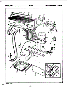 Unit Compartment & System parts for Admiral Top-Mount Refrigerator NT15H5A/7A49B from AppliancePartsPros.com