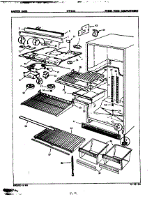 Fresh Food Compartment parts for Admiral Top-Mount Refrigerator NT15H5H/7A49B from AppliancePartsPros.com
