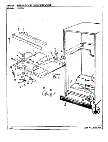 Fresh Food Compartment parts for Admiral Top-Mount Refrigerator NT15L4/BA01E from AppliancePartsPros.com