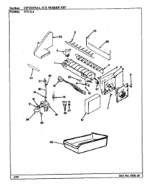 Optional Ice Maker Kit parts for Admiral Top-Mount Refrigerator NT15L4/BA01E from AppliancePartsPros.com