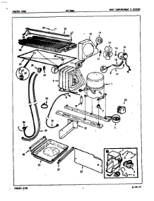 Unit Compartment & System parts for Admiral Top-Mount Refrigerator NT17B6VH/7A24A from AppliancePartsPros.com